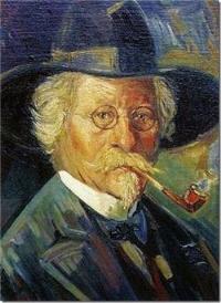 Portrait of Johannes Jan Kruijsen: Self-portrait